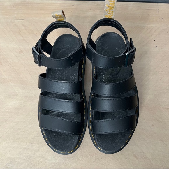 Dr. Martens Black Vegan Blaire Women's Felix Gladiator Sandals Women's 7 - Picture 3 of 11